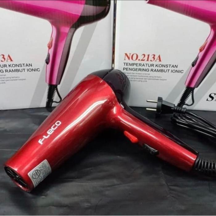 Hair Dryer Pengering Rambut Low Watt Fleco Hairdryer 400Watt
