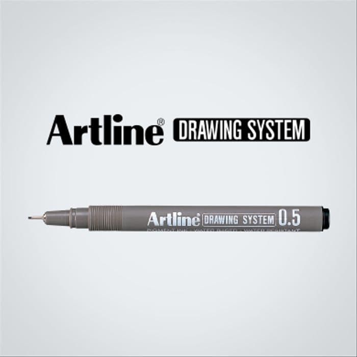 

Spidol Drawing Pen Marker Artline 0,5 - Ek-235