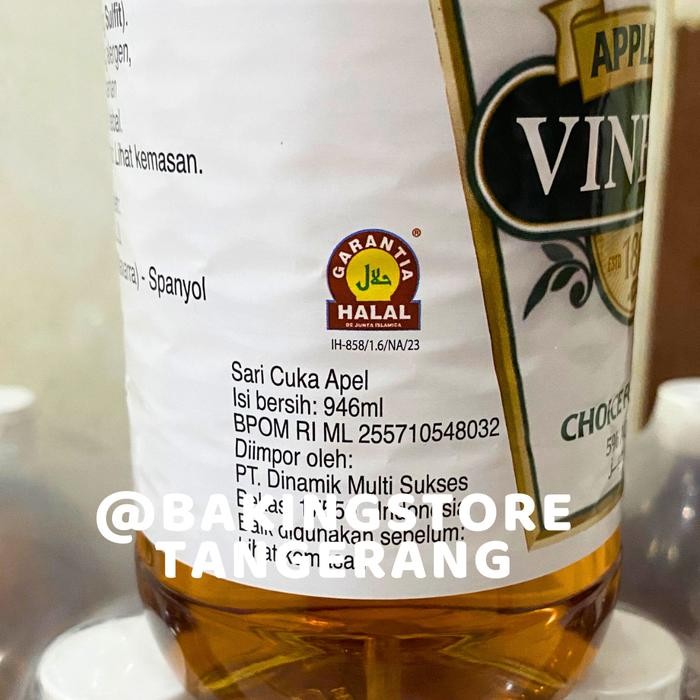 

Heinz Apple Cider Vinegar - Cuka Apel 946 Ml 32 Oz