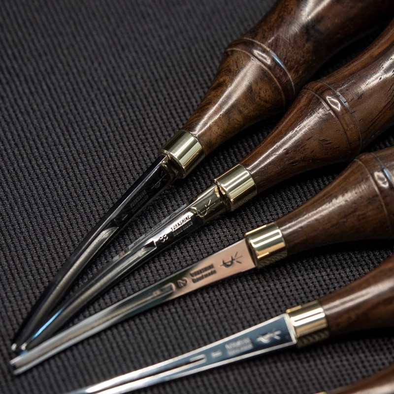 IMPORT YORKSHINE Professional Leather Edge Chamfering Machine M390 Powder Steel Handmade Leather