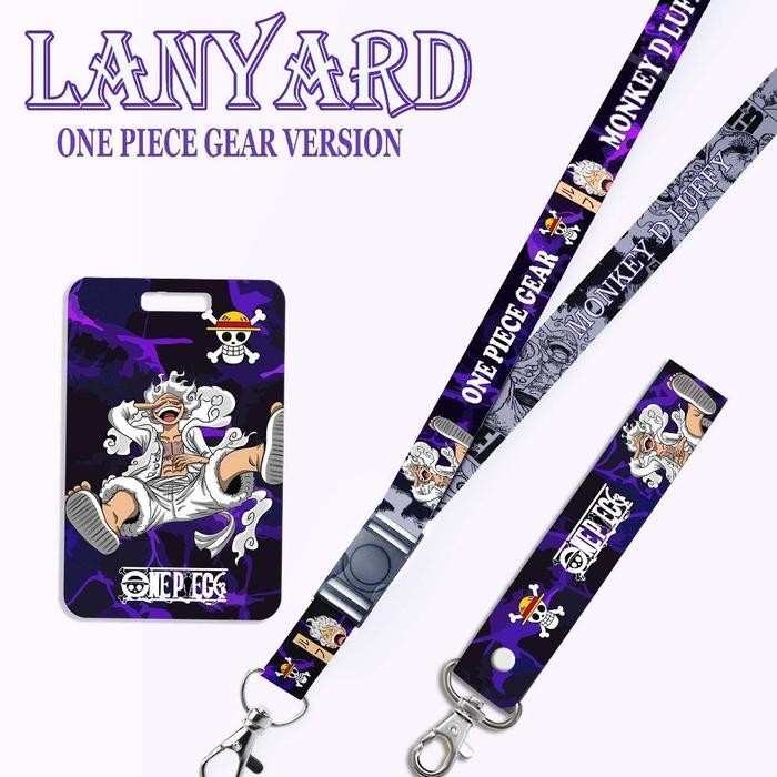 

STRAP LANYARD CARD HOLDER ONE PIECE GEAR GANTUNGAN KUNCI, HANDPHONE, ID CARD