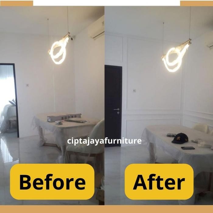 Jasa Pasang Wall Molding Moulding Pvc Hiasan Dinding Permeter Jabodetabek 36 Meter Batang Hingga 100