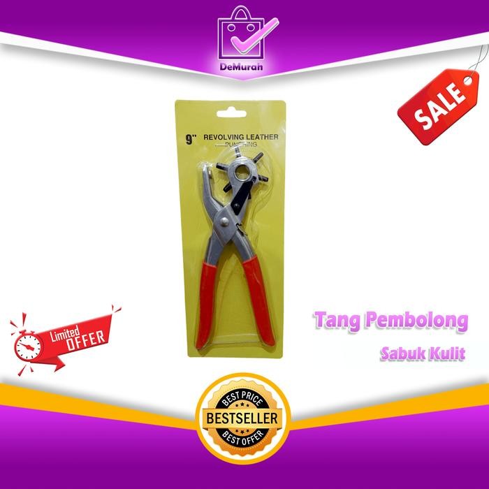 

Promo Alat Tang Pembolong Sabuk Kulit Kertas Plastik - Hole Puncher Terjamin