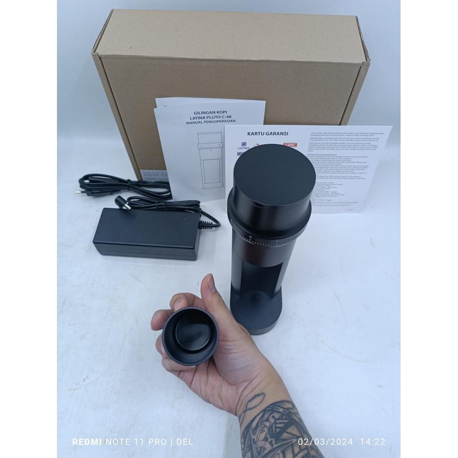 Alat Kopi Latina Pluto C48 Grinder Espresso - V60 Coffee Manual Brew Pasti Ori