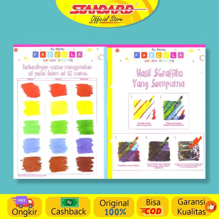 

Promo Standard - Pascola Oil Pastel 36 / Set ( Crayon / Pewarna / Coloring ) Termurah