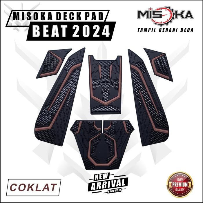 misoka deck pad cover beat deluxe 2024 street 2024 keyless aksesoris motor honda murah beat deluxe