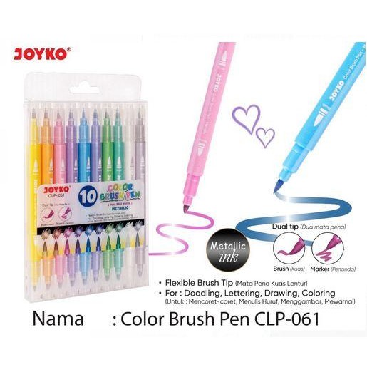 

joyko color brush pen clp-061 kode 399