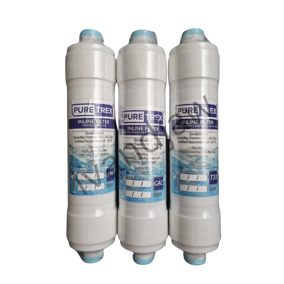 TERBARU PURETREX INLINE FILTER CARTRIDGE PP, GAC, T33 BIG TERMURAH