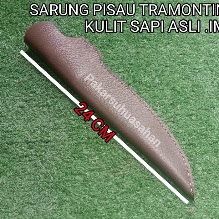 Sarung pisau kulit Asli. untuk Tramontina. ll