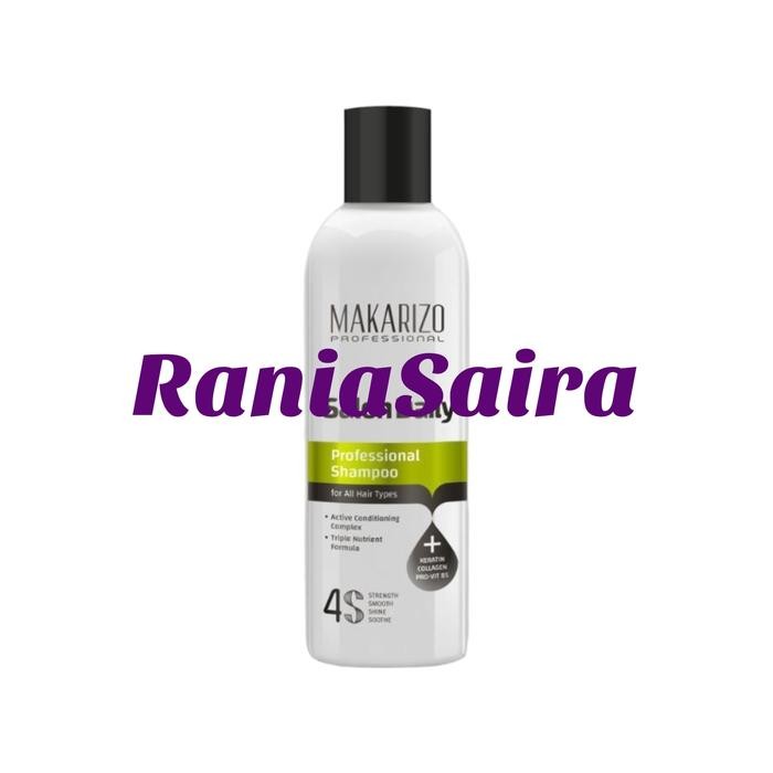 MAKARIZO Professional Salon Daily Shampoo 200ml Hair Treatment Sampo Perawatan Rambut Ketombe Kering