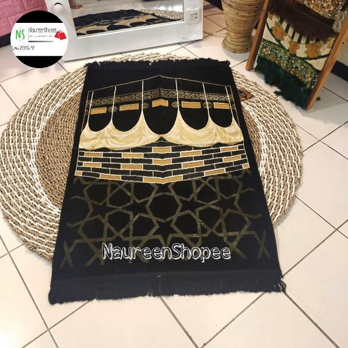 sajadah turki sajadah hitam sajadah polos sajadah besar kiswah