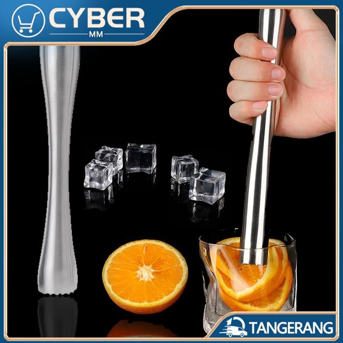 22.5cm Alat Pukul Es Batu Stainless Penghancur Es Batu Manual