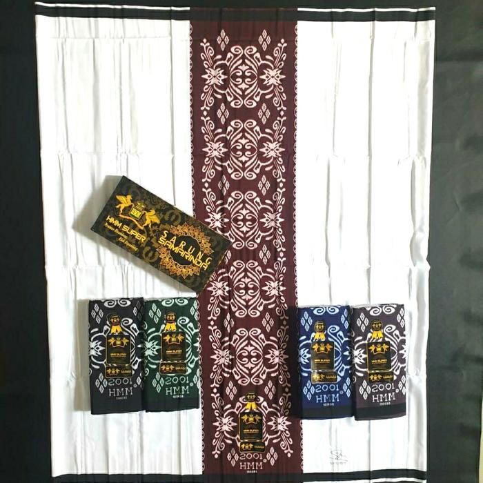 sarung samarinda hmm jumbo putih
