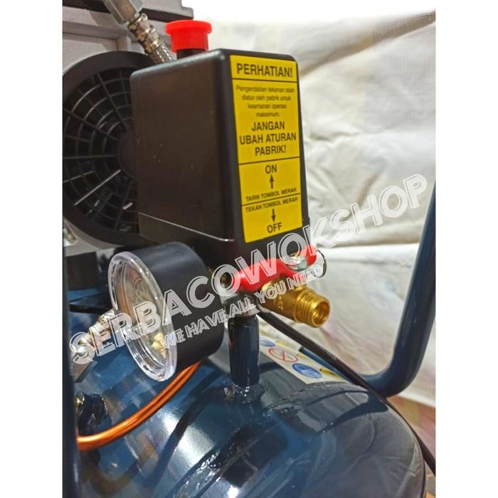 Terbagus Izumi Mesin Kompressor Oilless Angin/Listrik Izumi 3/4 Hp 24L Ol 09-24