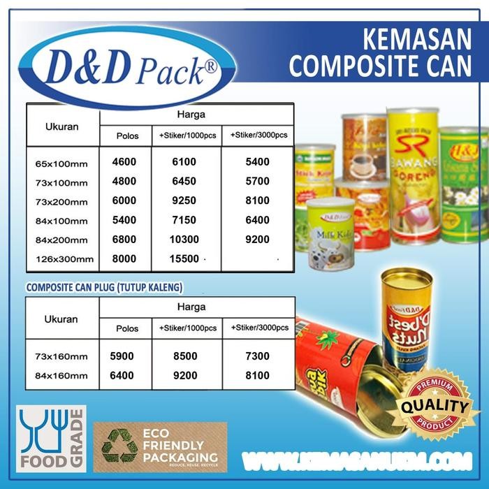 Composite Can uk 84x200 mm