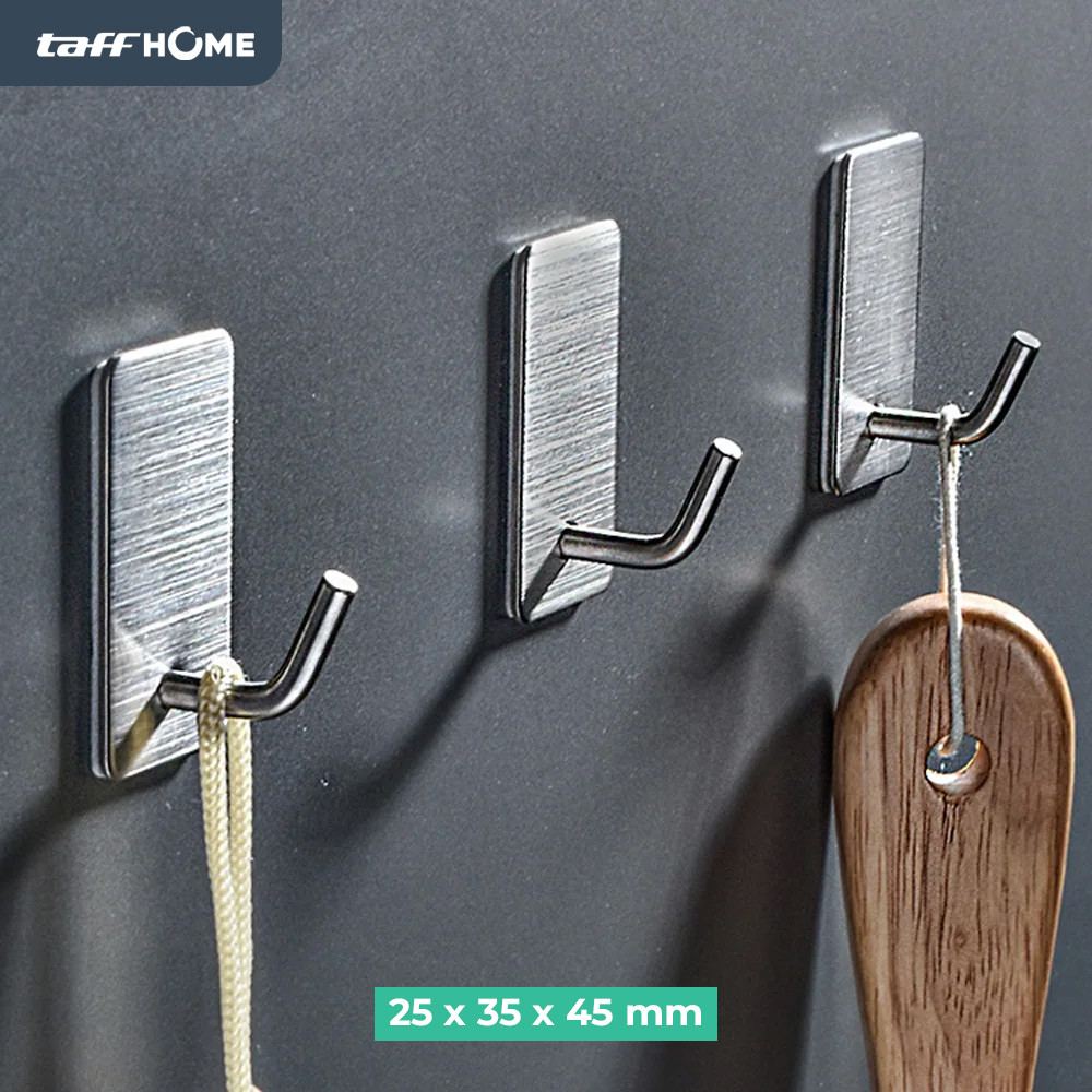 

TaffHOME Gantungan Dinding Hook Wall Hanger Organizer - V31