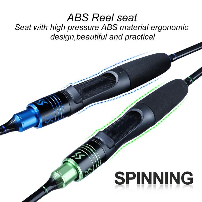 SOUGAYILANG 1.8/2.1M UL SOLID JORAN PANCING CARBON FIBER 2 SECTION ULTRALIGHT FISHING ROD JORAN