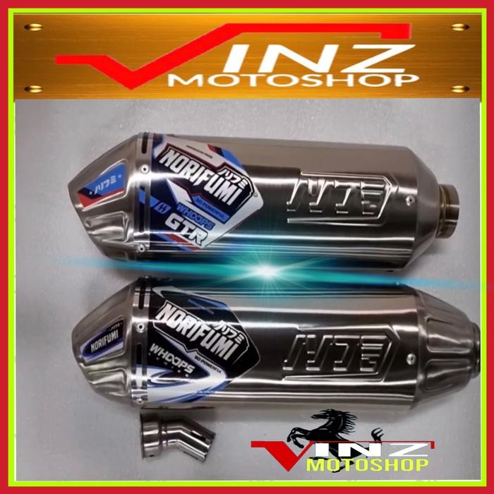 Knalpot Norifumi Whoops Gtr Bore Up Kompetisi Klx Crf 150 Wr 155 Ori