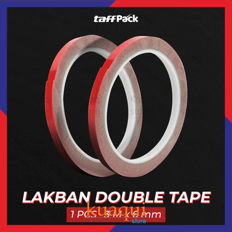 

Lakban Selotip Double Tape Multifungsi Strong Heavy Duty 1 PCS TaffPACK SC-3M