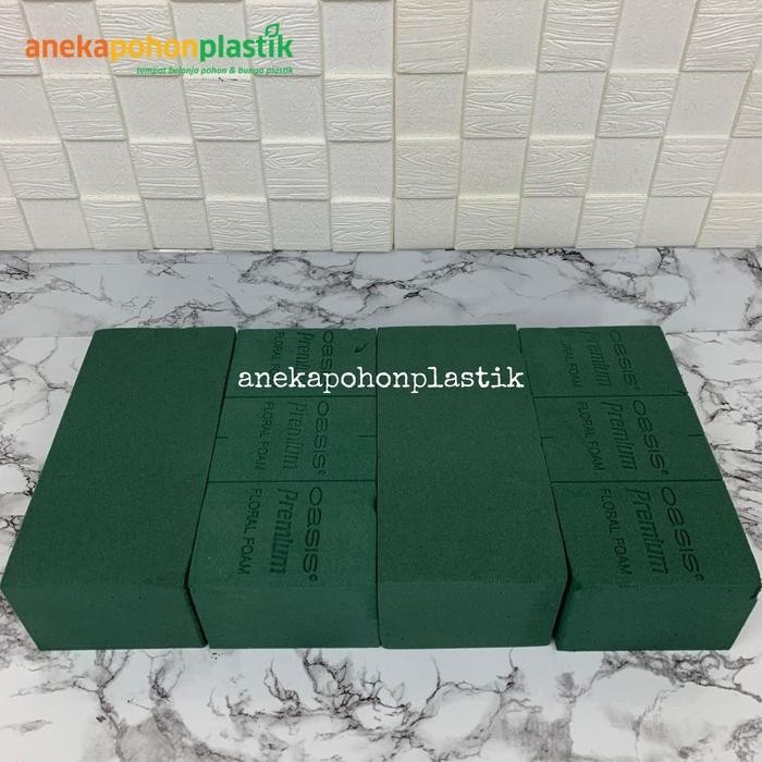 Busa Tanaman Hidup Premium Quality Floral Foam Hijau Media Tanam Dekorasi