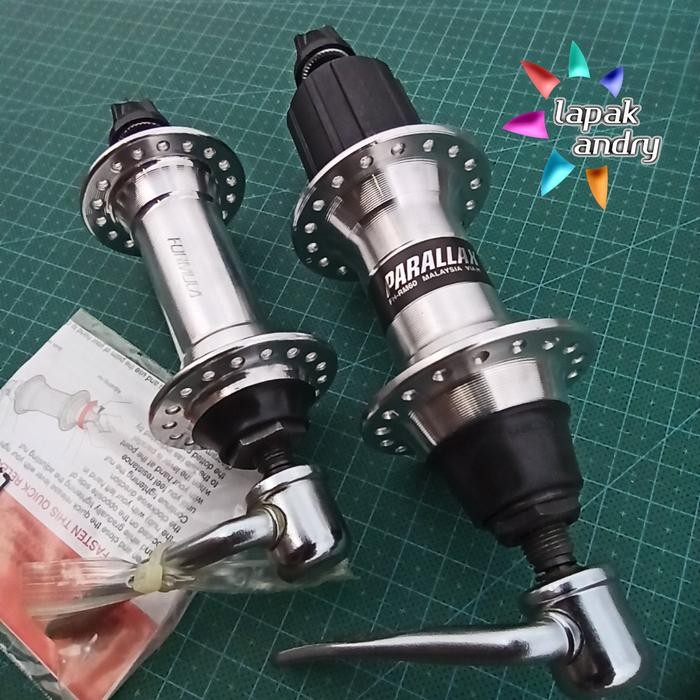 Hub Freehub 36H Formula Shimano Rm60 8 9 10 Speed Dengan Qr Shimano Vintage Nos Silver