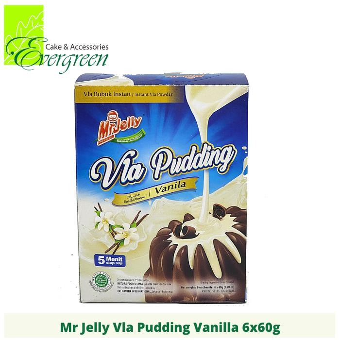 

Mr Jelly Vla Pudding Vanilla 6x60g