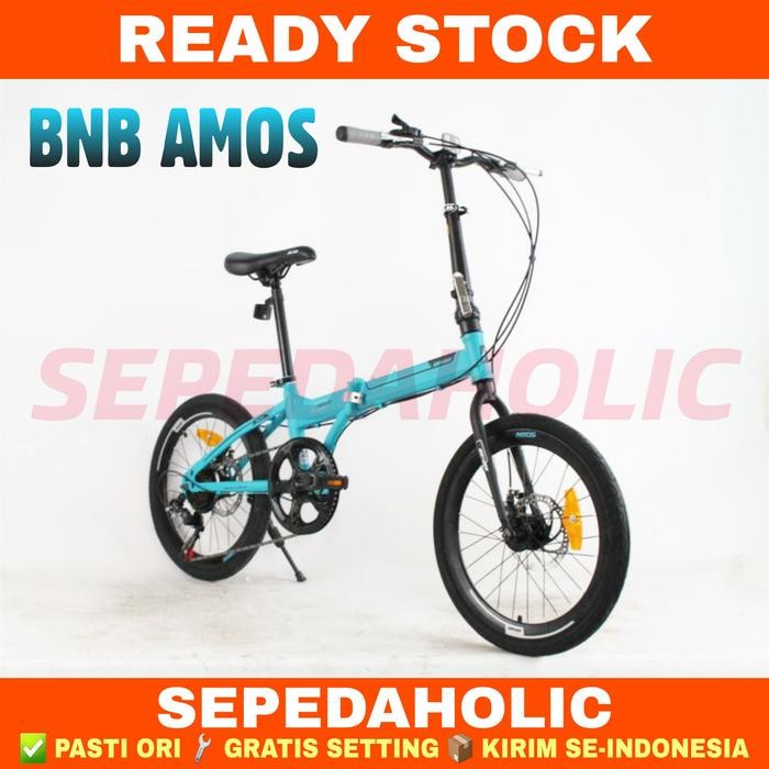 Sepeda Lipat 20 Inch Bnb Amos 7 Speed Rem Cakram