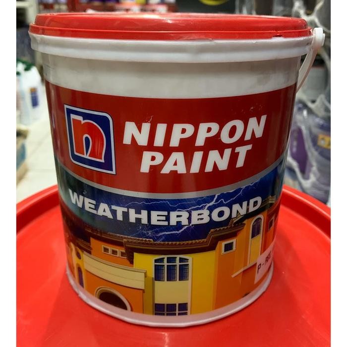 Nippon Paint Weatherbond Cat Tembok Exterior 1Ltr #Gratisongkir