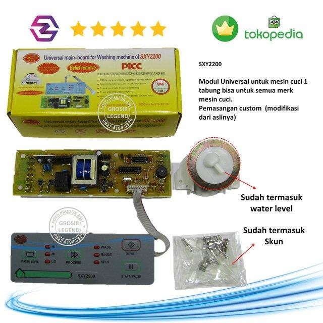 Modul Pcb Mainboard Multi Universal Untuk Mesin Cuci Sxy 2200