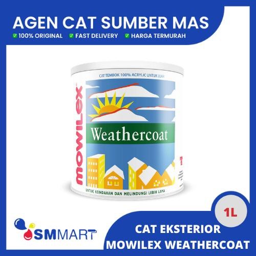 Mowilex Weathercoat Warna Putih 1 Kg #Gratisongkir
