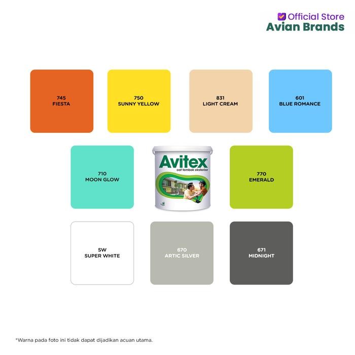 Avitex Exterior Cat Tembok 5 Kg #Gratisongkir