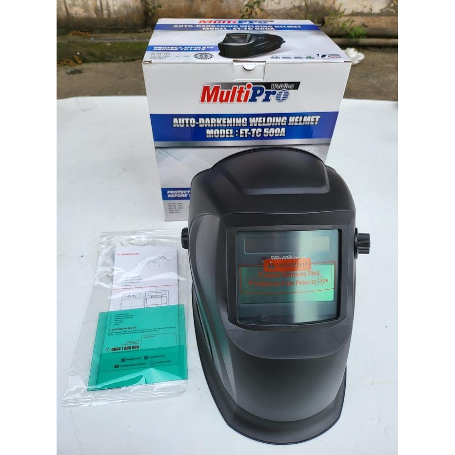 Kedok Las Auto Welding Multipro Topeng Las OTOMATIS 500A BONUS KACA