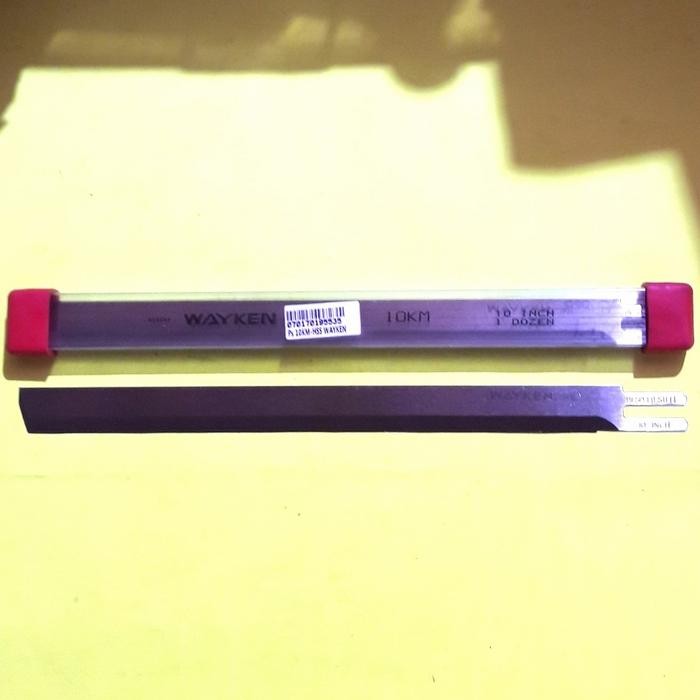 

PISAU POTONG KAIN(TEGAK) WAYKEN KM 10INC MERAH. HI SPEED STEEL KODE 600