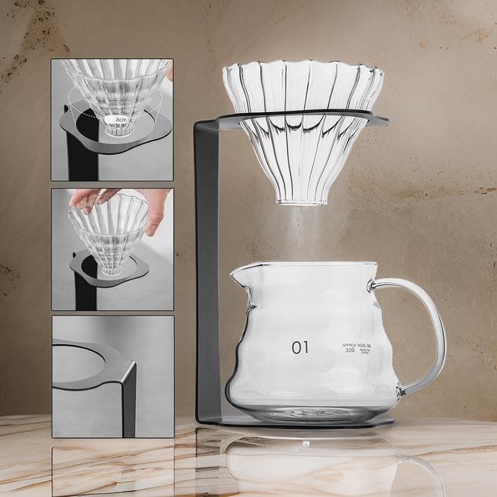 Stand Dripper Kopi V60 Metal Coffee Dripper Stand Bracket V60 #Gratisongkir