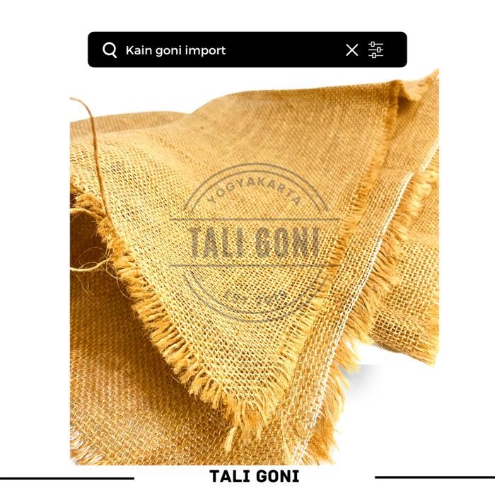 

KAIN GONI IMPORT BAHAN GONI CRAFT NATURAL KODE 260