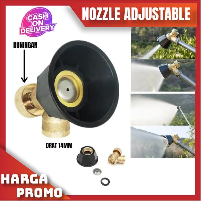 Nozzle Spuyer kabut adjustable kuningan Nozzle sprayer elektrik