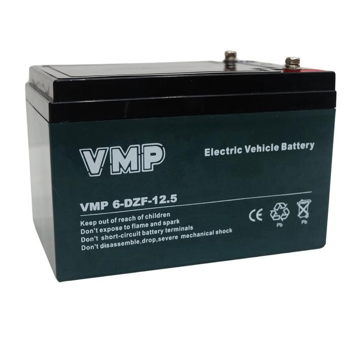 Battery Vmp 6-Dzf-12 12V 12Ah 2Hr - Aki Sepeda Listrik Selis