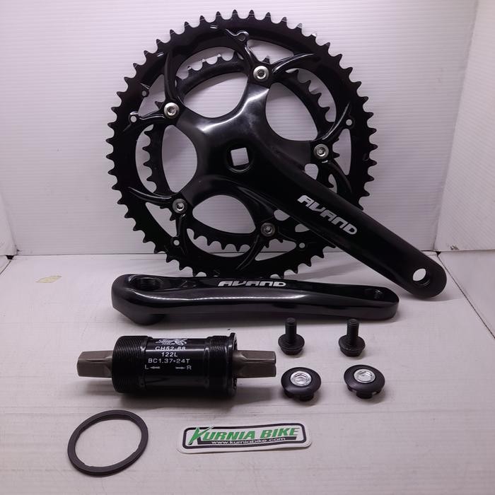 crank balap crank seli avand + bb kotak SPAREPART SEPEDA TERMURAH