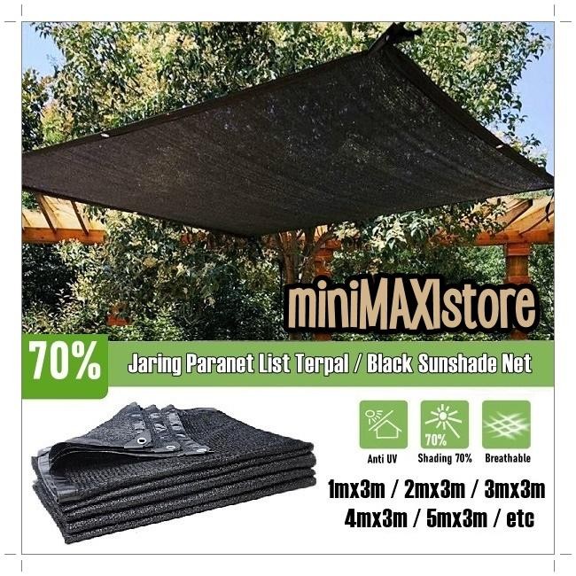 Jaring Paranet 70% Korea List Terpal Ring /Jaring Kebun Taman Anggrek