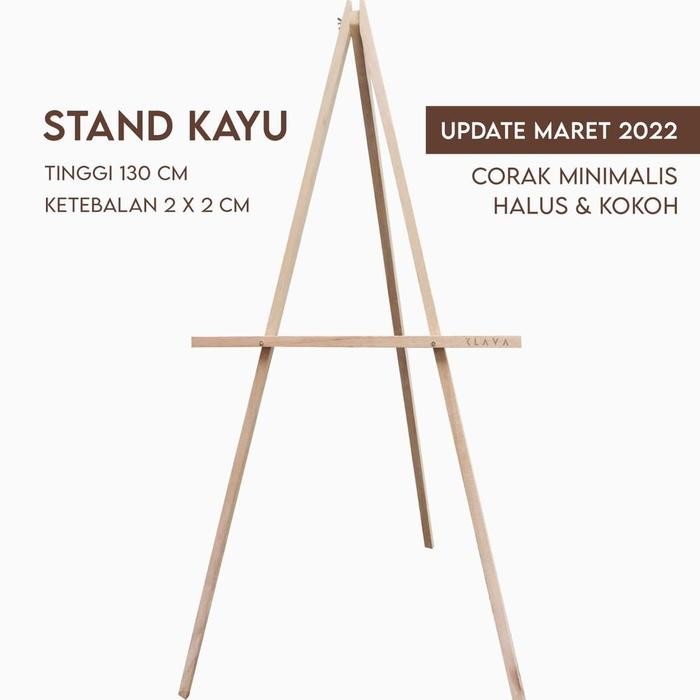 

Standing kayu / stand Tripod / papan bunga 130 x 60 CM paper flowers