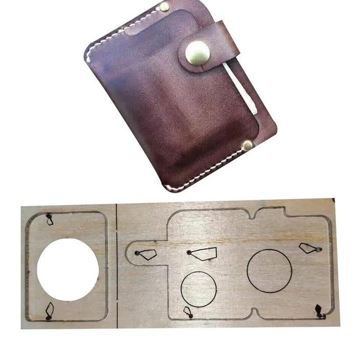 HOT SALE! Diy Kerajinan Kulit Tempat Kartu Tas Koin Kecil dan Mati Pisau Pemotong Cetakan Pisau