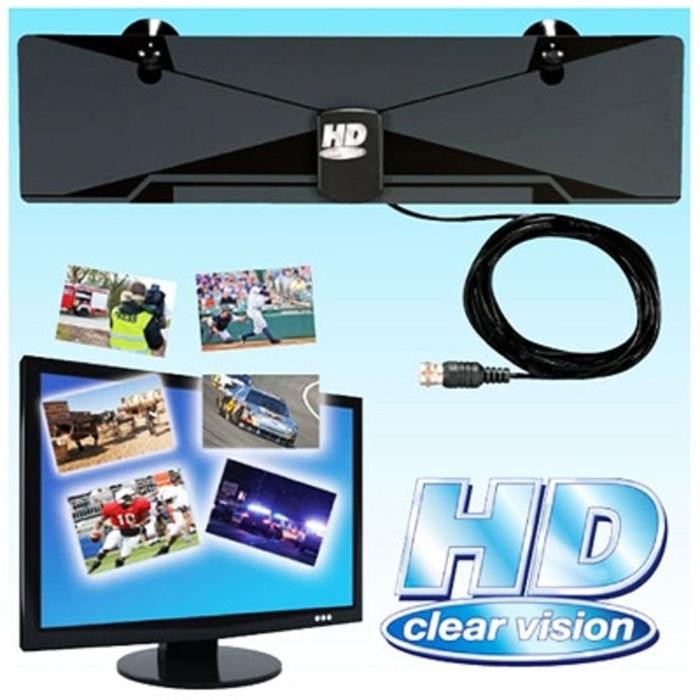 [Expert] Antena TV Indoor Digital HD Clear Vision - Hitam