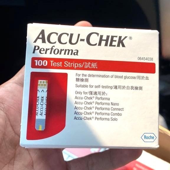 Strip Gula Darah Accu Chek Performa Isi 100 Alat Cek Gula Darah