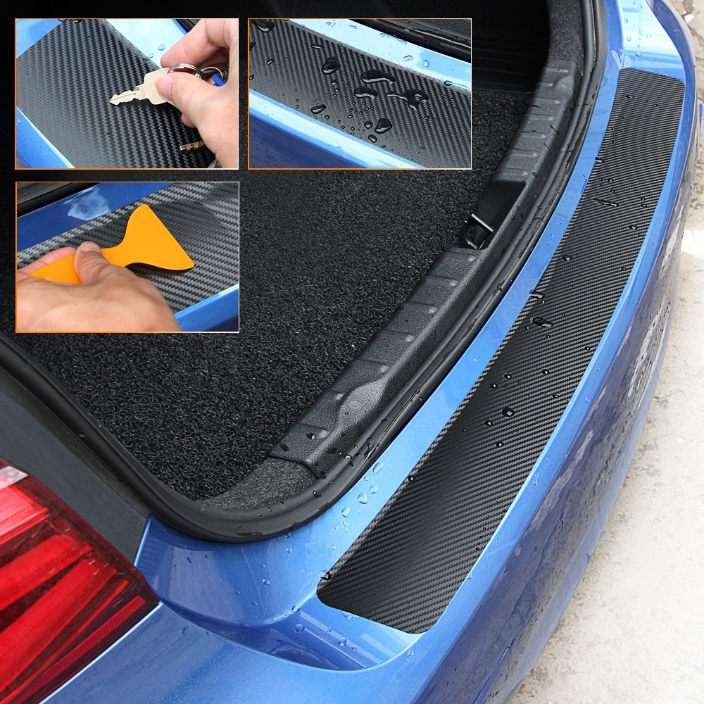 IMPORT Car Trunk Door Sill Plate Rear Bumper Guard Protector for Mazda 2 3 5 6 CX-5 CX-4 CX5 CX-7