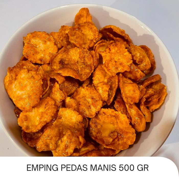 

New Emping crispy pedas manis ( renyah )