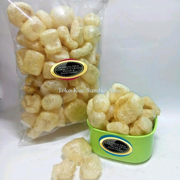 

New KERUPUK KULIT 100 GR / KERUPUK JANGEK / RAMBAK ASLI KULIT SAPI / HALAL