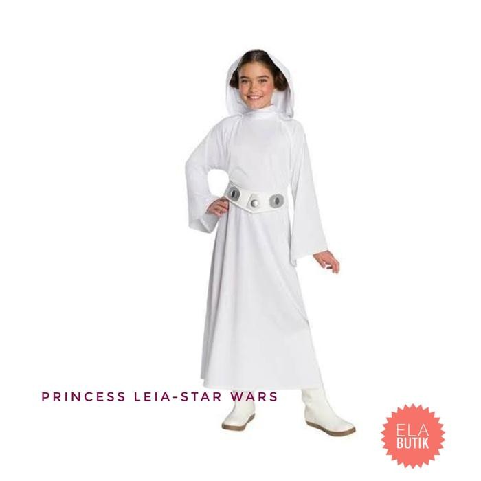 ASLI kostum princess leia-kostum star wars anak-kostum jedi-hoween READY STOCK