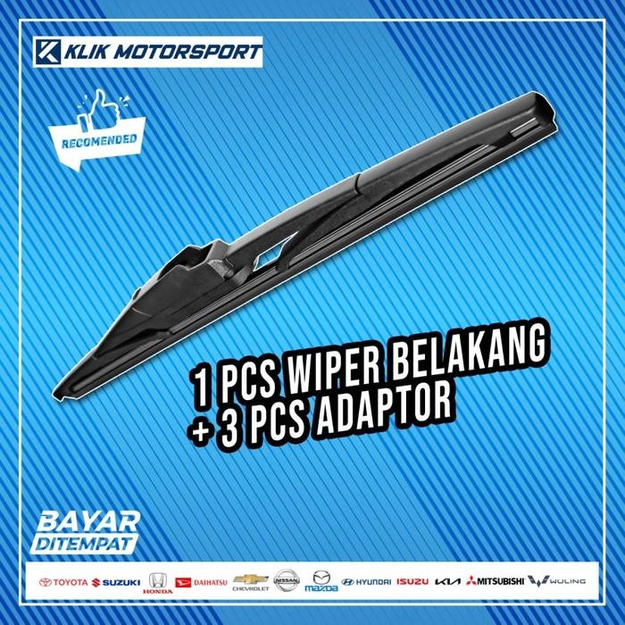 Terbaru Wiper Kaca Belakang Mobil HONDA BRIO - Rear Wiper Karet Kaca Belakang Mobil Model OEM