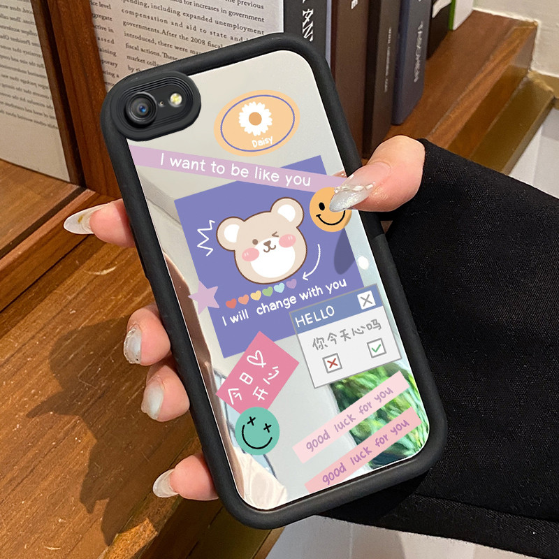 Casing Hp OPPO A39 A57 A57T A83 Case Casing Tag kartun Kasing HP Kesing Silikon Softcase cermin Cesi