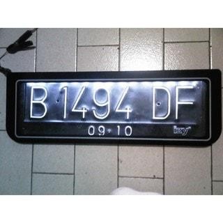 PLAT NOMOR MOBIL LAMPU LED / PLAT MOBIL PREMIUM / PLAT MOBIL ACRYLIC